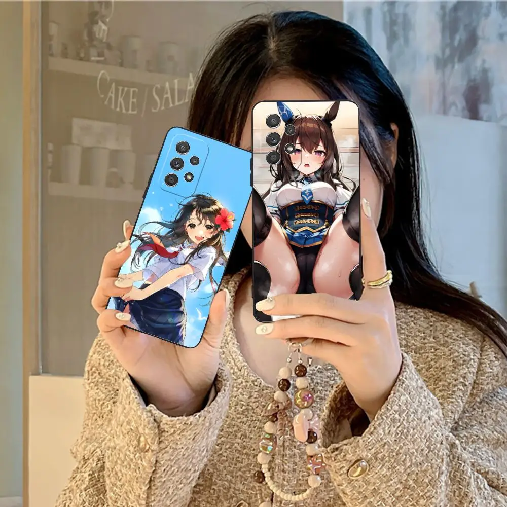 JK زي مدرسي فتاة قضية الهاتف لسامسونج غالاكسي A73 72 71 70 56 55 54 53 52 36 35 34 23 16 15 5G اللون الغطاء الواقي