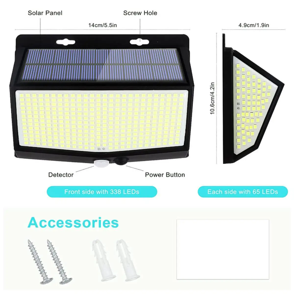 3-stronna lampa ścienna LED z – Home Security Flood Lights recenzja i cena