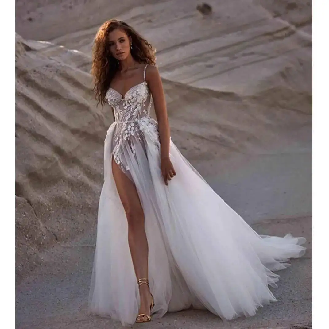 

Classic Sleeveless High Low Satin Wedding Dress For Bride Elegant Backless Sweep Train Vestido De Novia Custom Made 2025