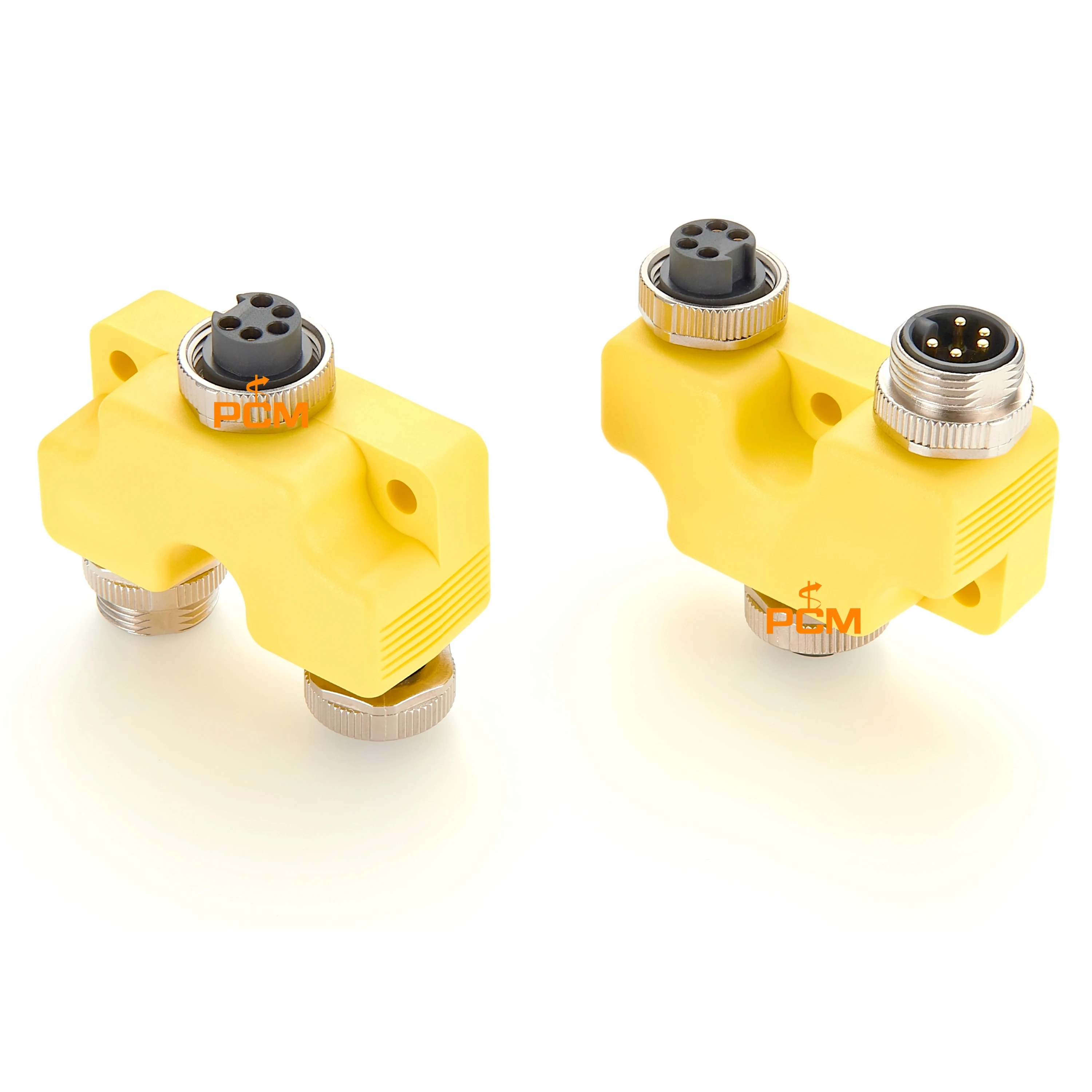 5-poliger Y-Splitter Mini-Change 7/8 Zoll Netzteil-Rundsteckerkabel für DeviceNet CANopen NMEA2000 PROFIBUS Fieldbus-Sensor