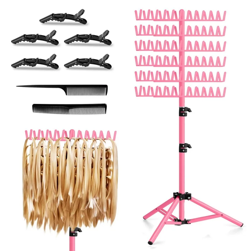 

Factory hot-selling braided frame display stand height adjustable