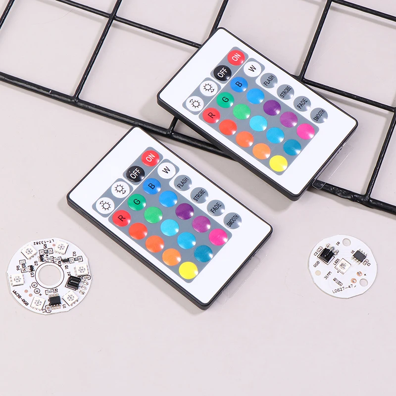 Светодиодная RGB-светильник, 16 цветов, красочная градиентная круглая лампа с дистанционным управлением, 5 В постоянного тока, низковольтный USB, сделай сам, ночной окружающий свет