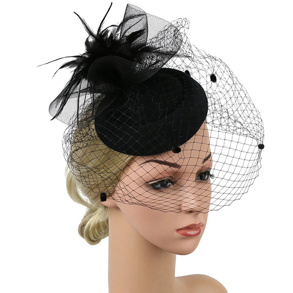 

1Pcs Net Yarn Hair Ornament Headband Wedding Headdress Women Bridal Accessory Party Photo Prop Yarn Hair Band