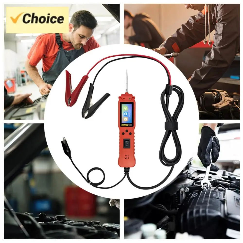 

12- 24 В автомобильный тестер цепей, зонд, электрический тестер, зонд, ручка, автомобильный тестер, сканер зажигания батареи