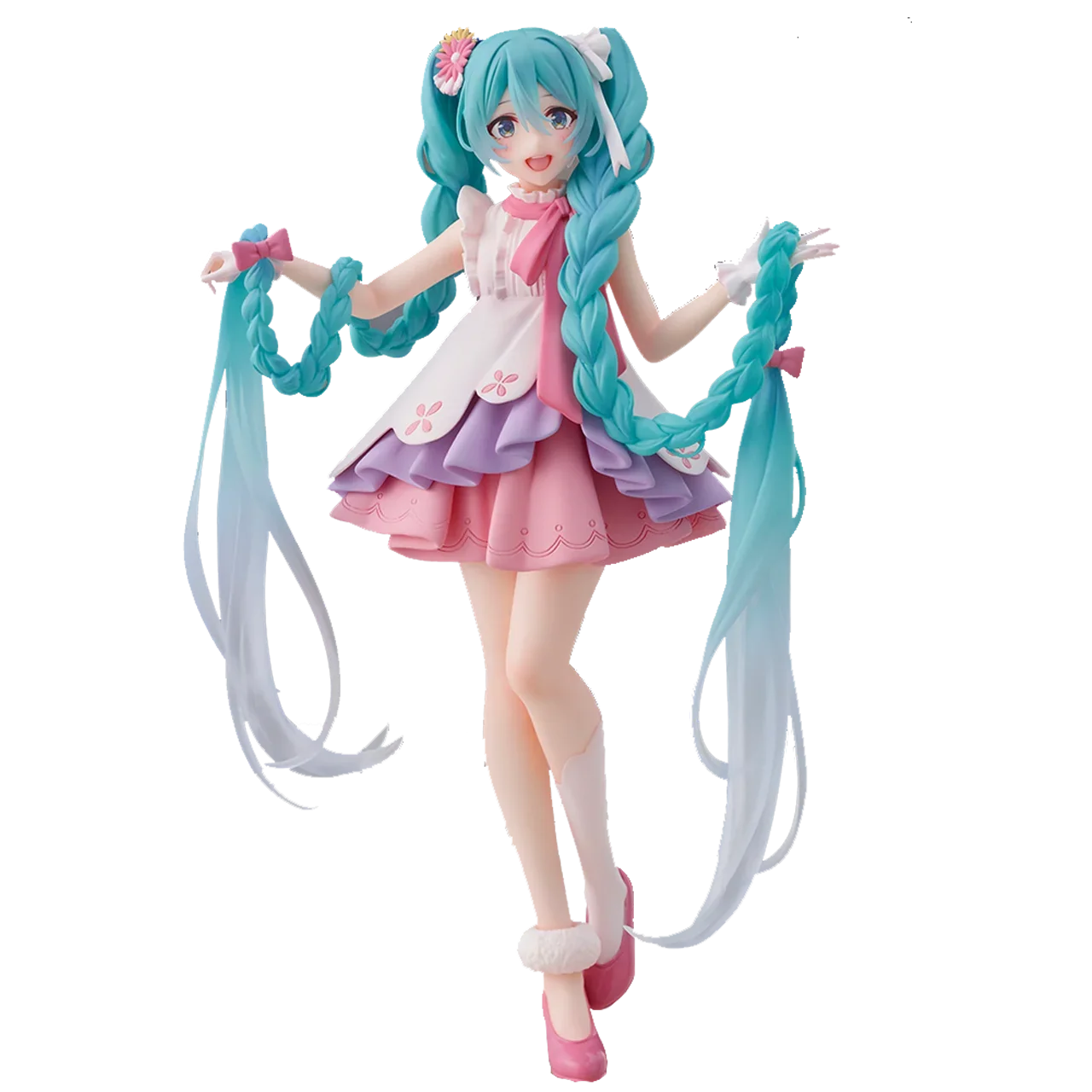 Anime Miku Kawaii Long Haired Figurines PVC Action Figure Standing Hatsune Miku Collectible Model Toy Decorate Gifts