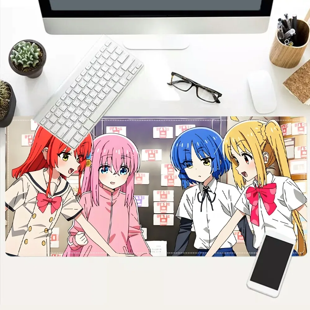 Anime B-Bocci The R-Rock! SexyGirl Mousepad Laptop Gaming Accessories Mousepad Large Desk Mat Computer Gamer Keyboard Rug Carpet