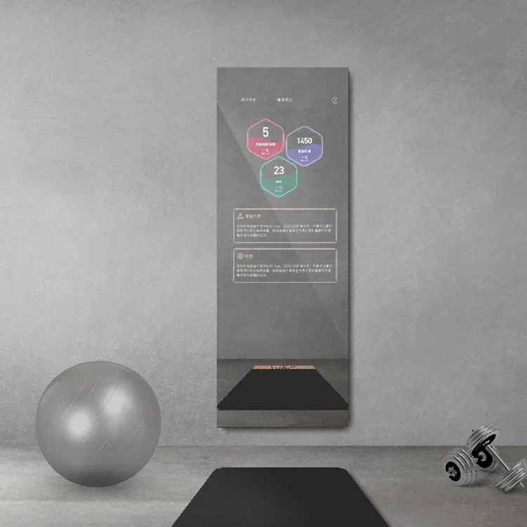 مرآة اللياقة البدنية الذكية لأرضية الحائط الزجاجية المنزلية من ميتافيت تونال #2