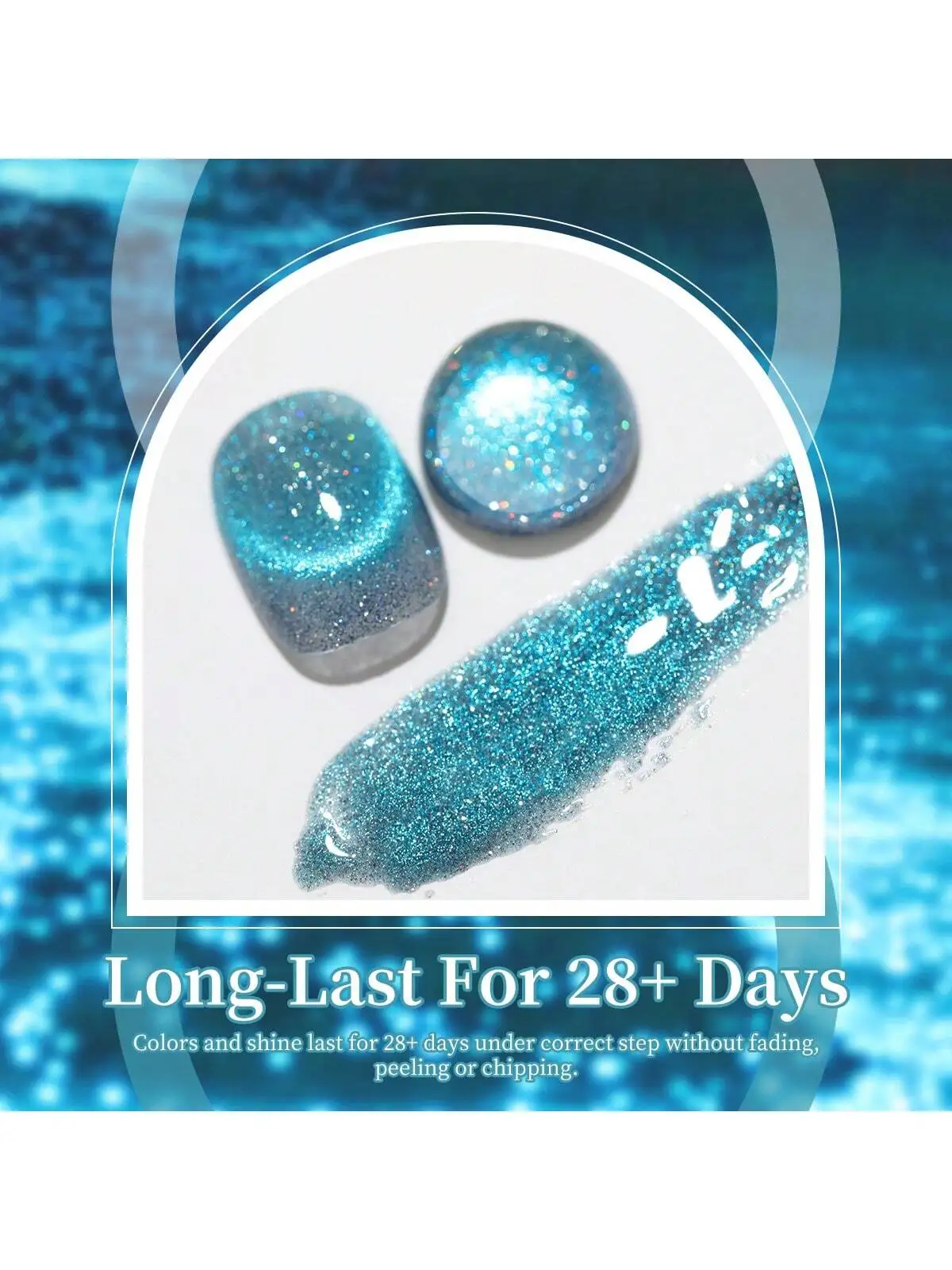 ยาทาเล็บเจลลายตาแมว XEIJAYI 1 ชิ้น ยาทาเล็บกลิตเตอร์เลื่อม ยาทาเล็บแบบถอดออกได้ด้วยแสงยูวี เหมาะสำหรับตกแต่งเล็บ