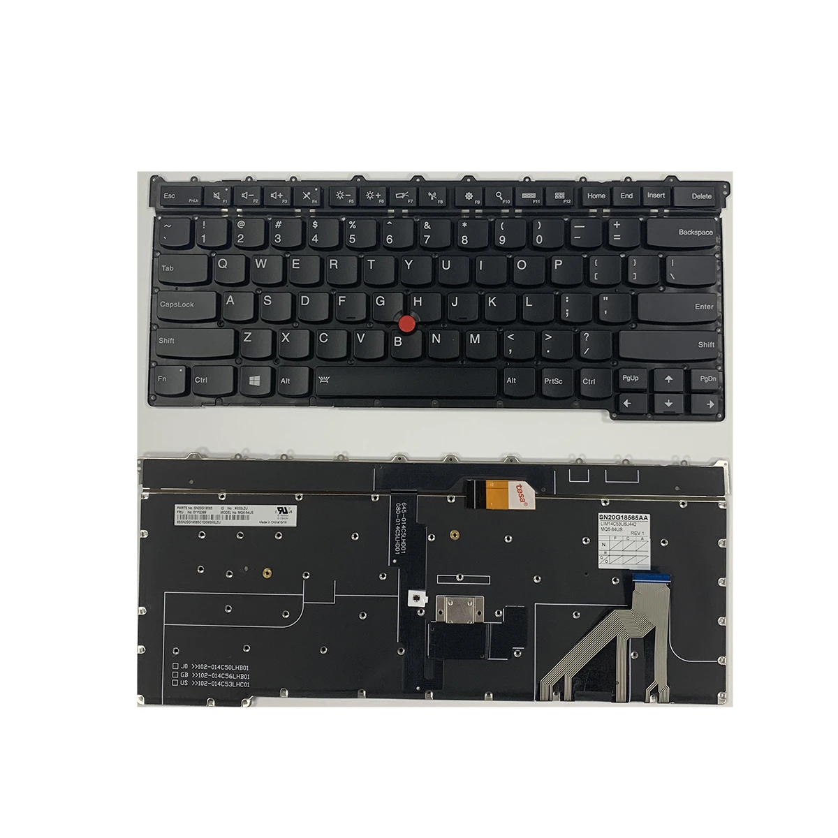 

US English Backlit Keyboard for Lenovo Thinkpad X1 Carbon 3rd Gen 2015 20BS 20BT Backlight