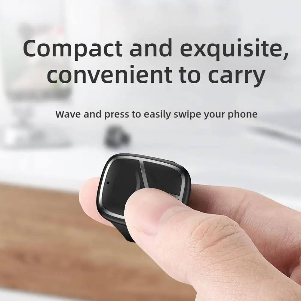 Wireless Fingertip Remote Control Magnetic Charging Mini Finger Remote Control 10m Effective Distance For Tiktok Watching Video