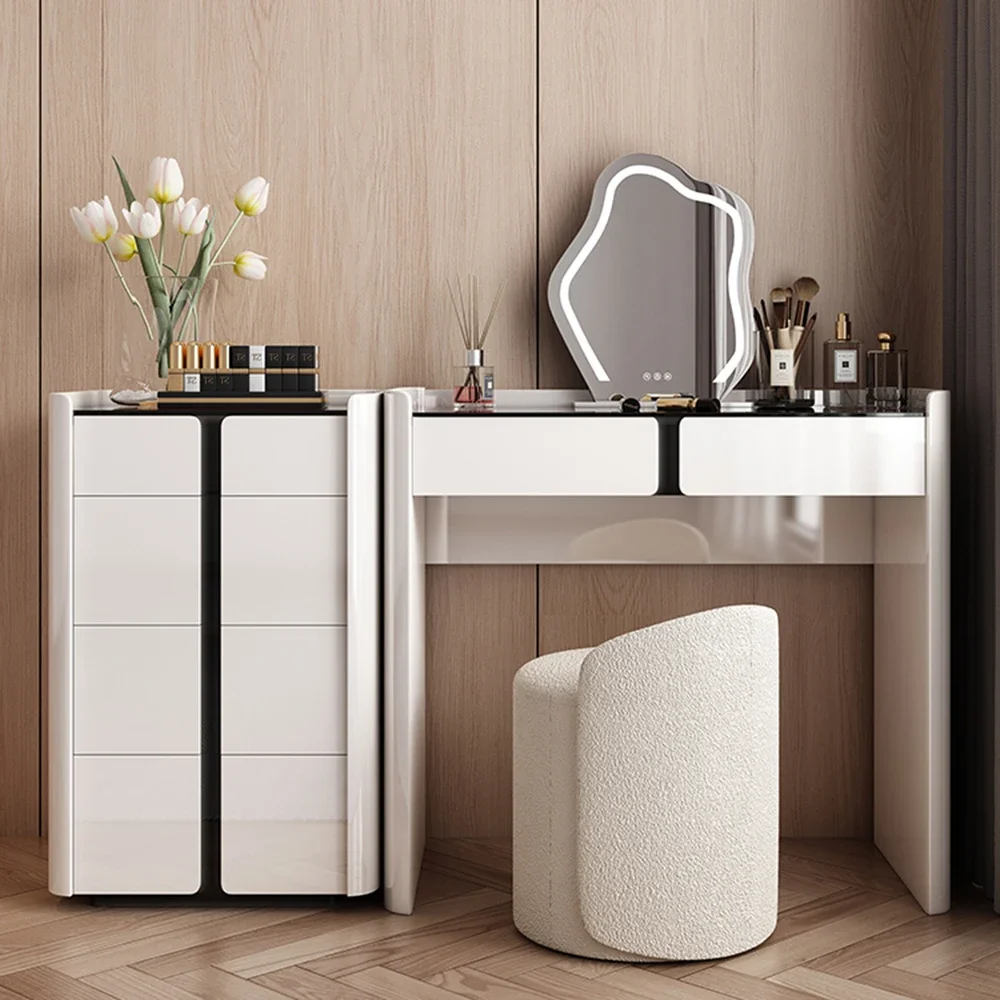 

Designer European Dressing Table Mirror Luxury Unique Drawer Dressing Table Display Professional Comoda Mueble Home Furniture