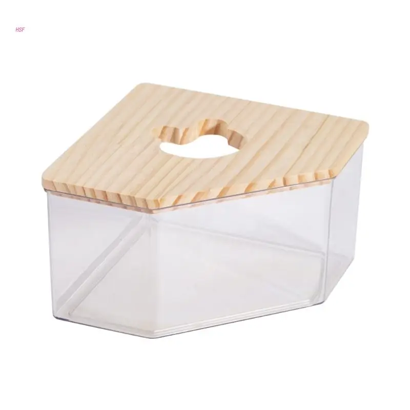 Hamster Sand Bathroom Small Pet Sand Bath House Training Toilet Pet Sand Bathroom Shower Room Pet Anti-Spill Bathtub Box