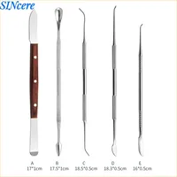 Dental Spatula Plaster Knife  Practical Stainless Steel Versatile Teeth Wax Carving Tool Set Dental Instrument Tools