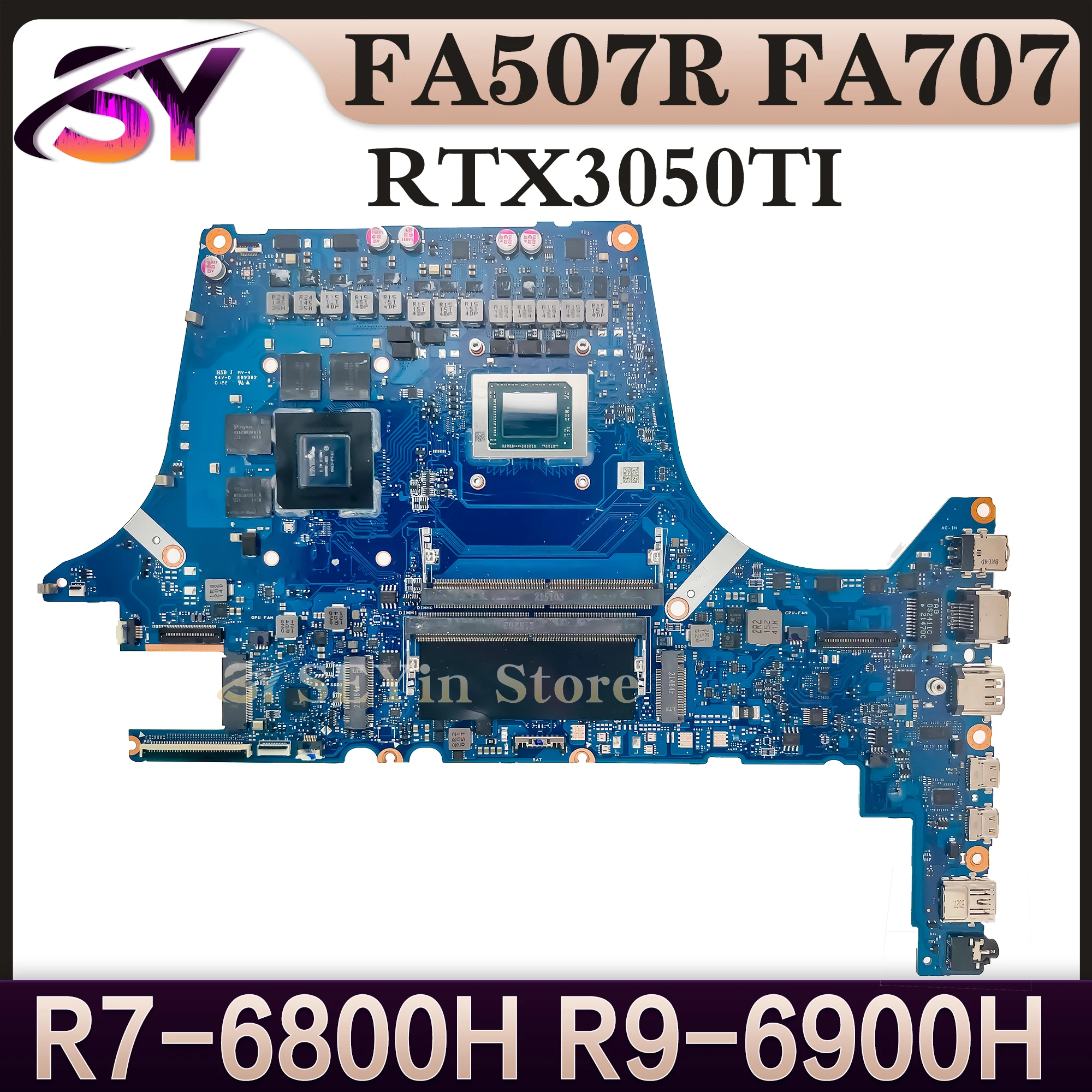 

FA507RE Mainboard For ASUS FA707R FA507R TUFA507R TUFA707R FA707RE Motherboard With R7-6800H R9-6900H RTX3050/V4G