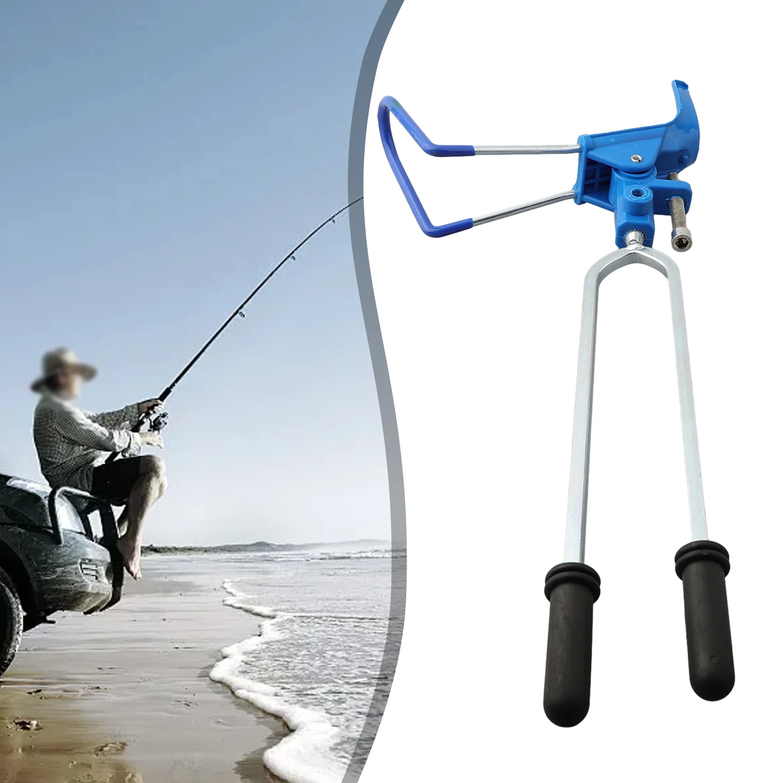 

Рукоятка из нержавеющей стали, держатель для удочки, держатель для удочки, защита пластиковой удочки, многоугольный регулируемый