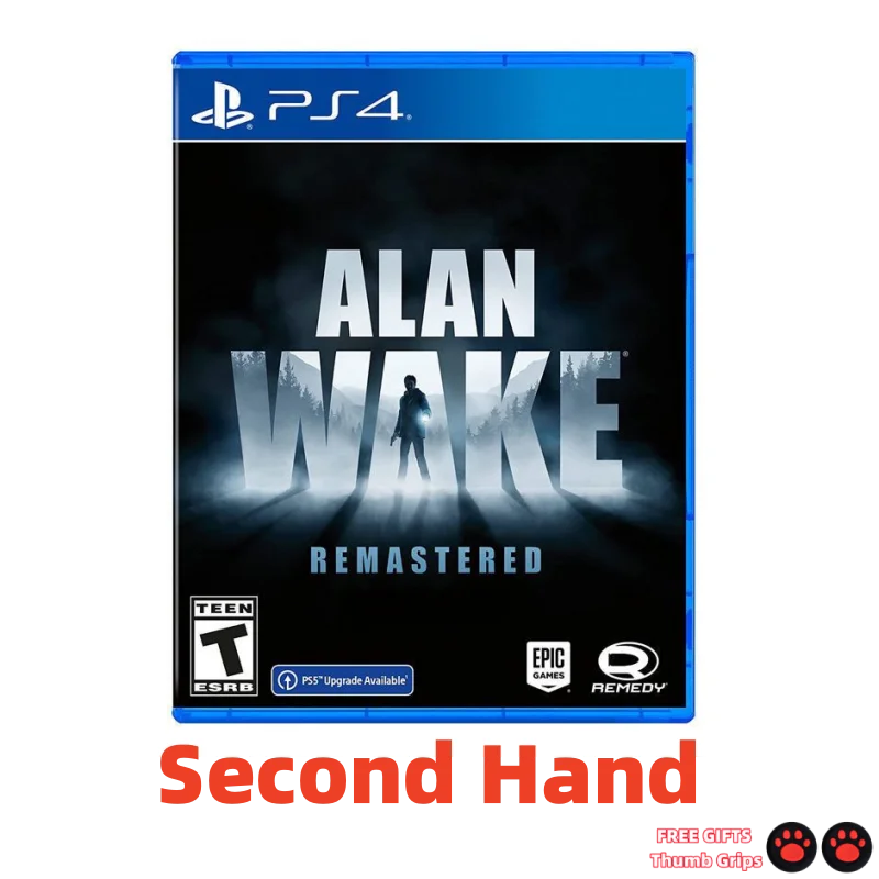 Sony Genuine Licensed Playstation 4 PS4 Alan Wake Remastered Second Hand Game CD Game Card Ps5 Games Disks Alan Wake Remastered