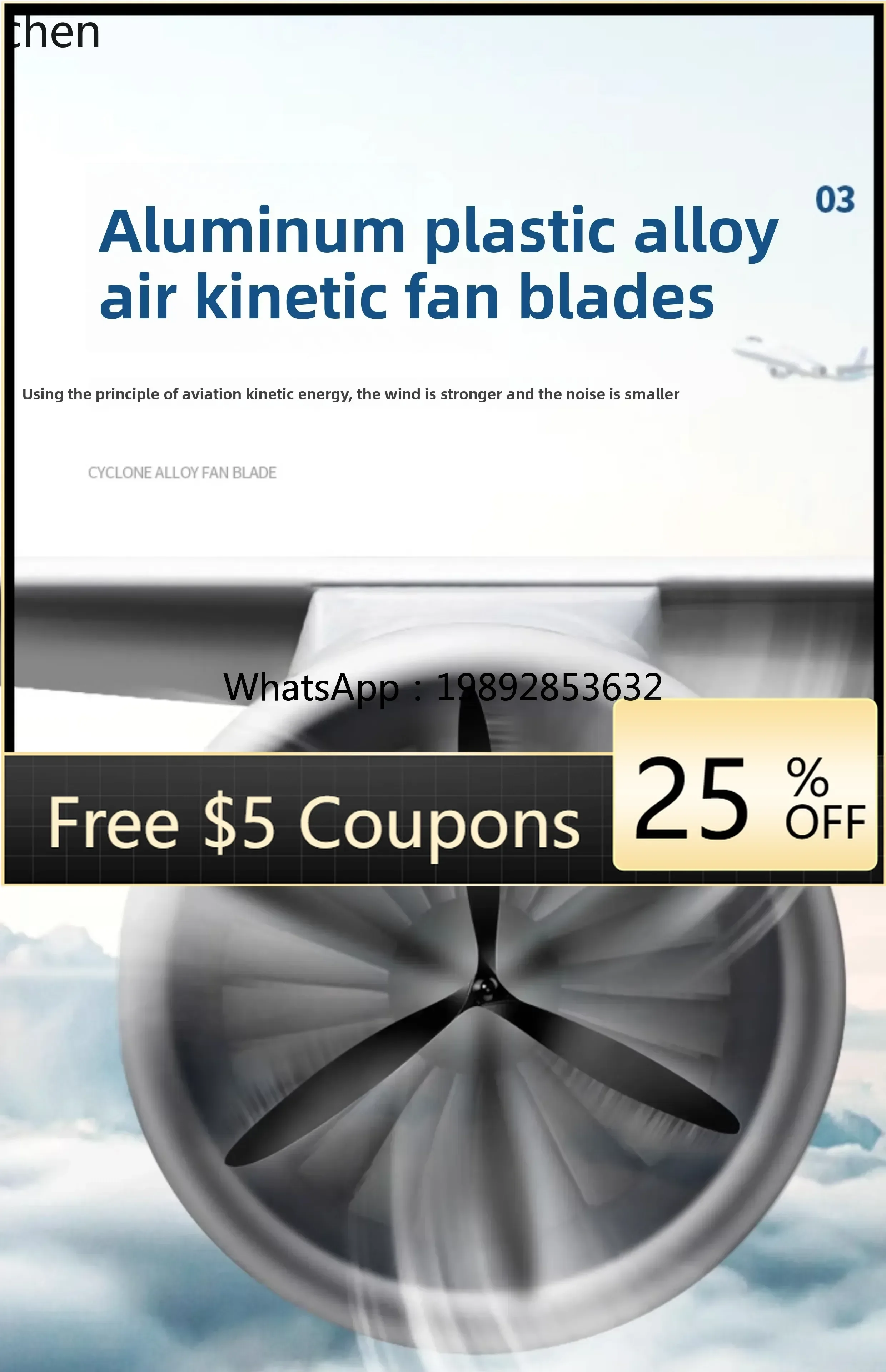 Industrial Spray Fan Water Cooled Fan Industrial Humidifier Refrigeration Electric Fan