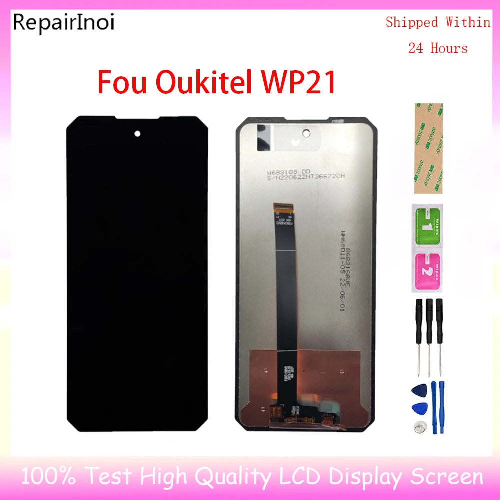 100% Tested LCD Screen For Oukitel WP21 LCD Display Touch Screen Digitier Module Panel Assembly Replacement