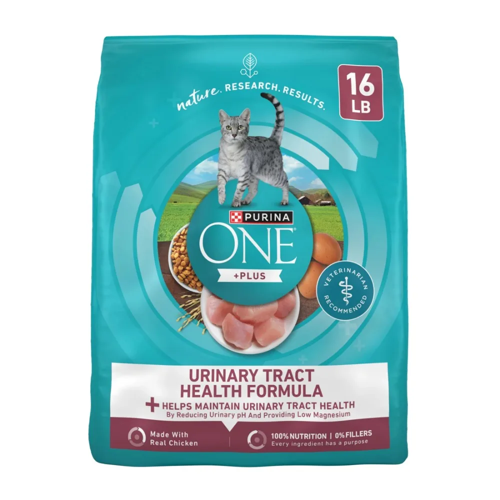 

Plus, Uniary Tract Health Formula Dry Cat Food, Chicken, 16 lb Bag