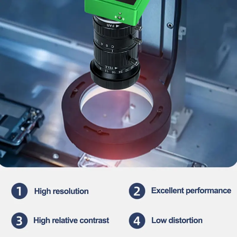 RELIFE MB1 12MP 6-36mm 4K Industrial Zoom Lens for Machine Vision - C/CS Mount, Manual Iris, Compatible w/ Sony IMX415/ON AR0521