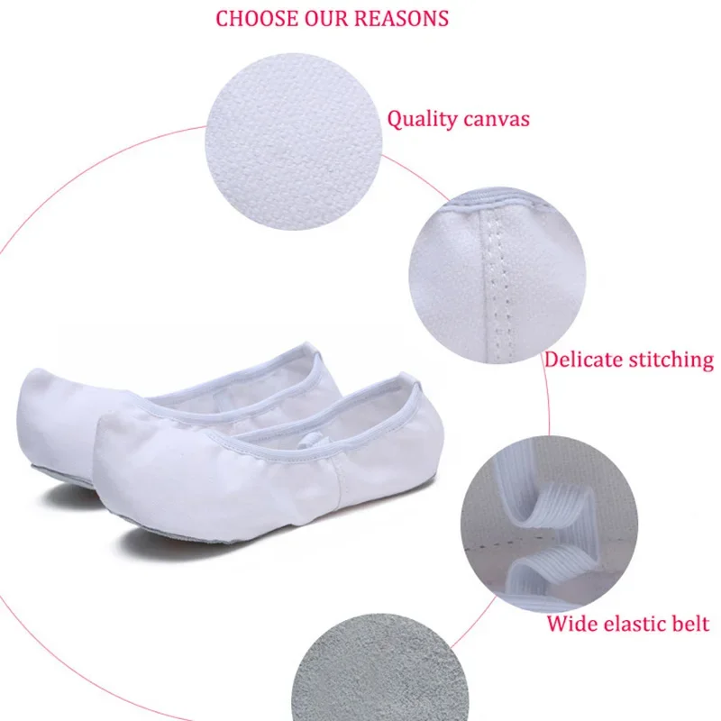 CLYFAN Quality canvas Cowhide leather soles classical ballet dance indoor practice yoga Gogo Korean dance shoes woman man