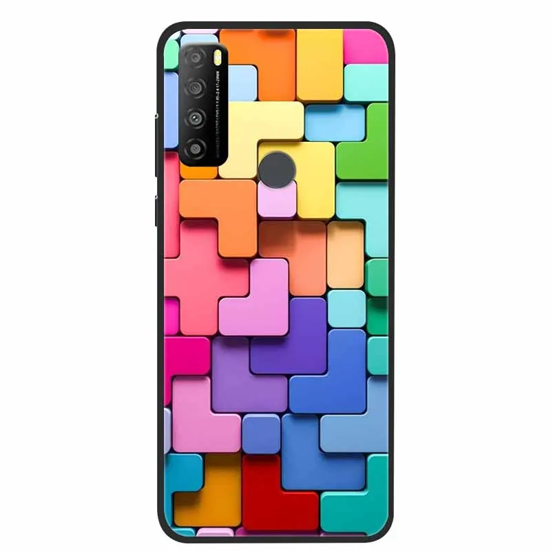 Case For TCL 30XL 2022 Luxury Soft Silicone TPU Phone Back Cover for TCL 30 XL Funda TCL30 XL T671G Protector TCL30XL Love Capa