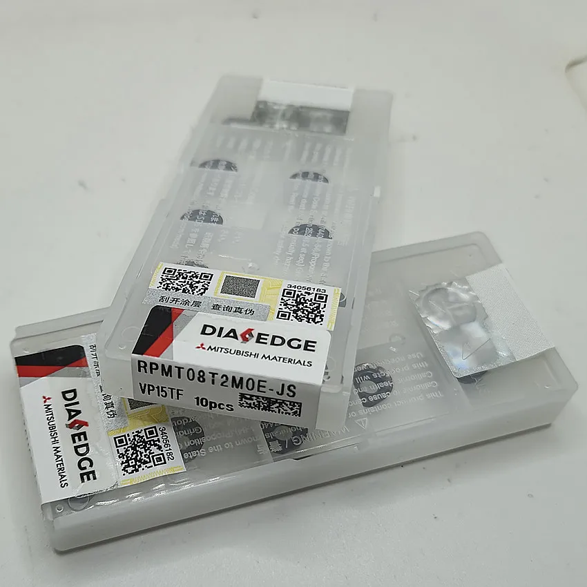 RPMT08T2MOE-JS VP15TF/RPMT10T3MOE-JS VP15TF/RPMT1204MOE-JS VP15TF/RPMT1606MOE-JS VP15TF  Original CNC carbide inserts 10PCS/BOX
