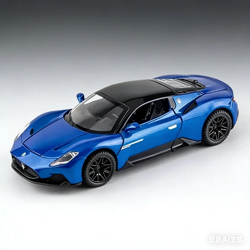 

Модель спортивного автомобиля MC20 из сплава, масштаб 1:32, со звуком и светом, откатным механизмом, детская игрушка, декоративный подарок для автоклуба