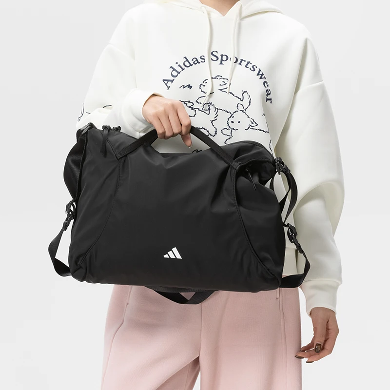 Adidas Women's Bag Outdoor Travel Storage Backpack Trendy Fashion Casual Backpack Computer Bag Ku1535