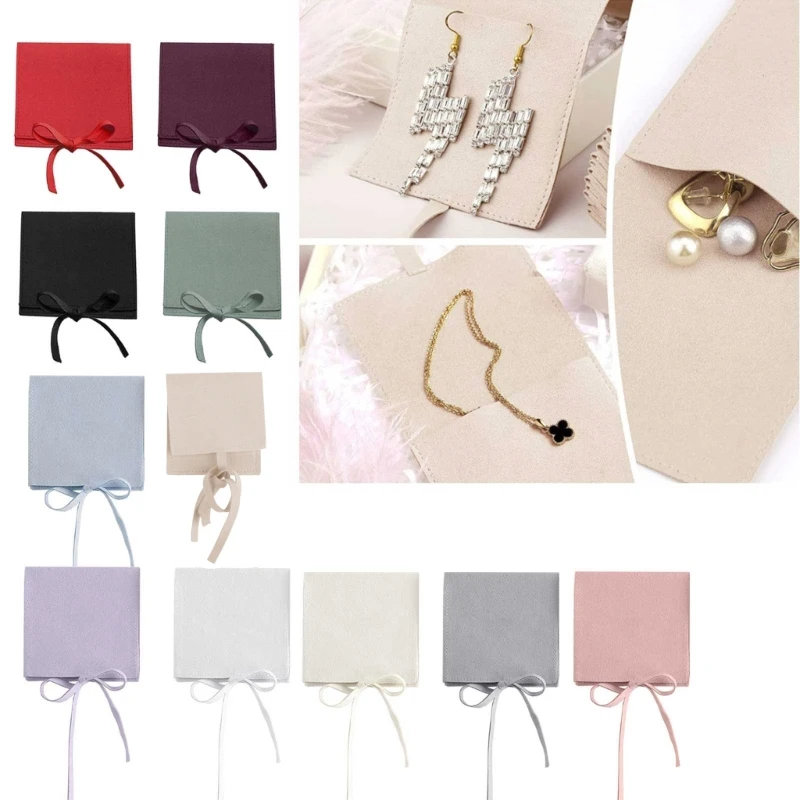 Jewellery Packaging Bag Soft Microfiber Gift Bracelet Necklace Storage