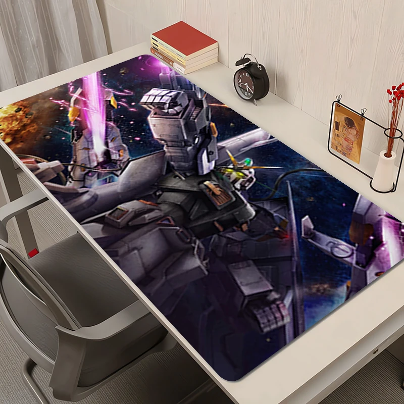 

Mouse Pad Office PC Accessories Extended Pad Mechanical Warrior Gundam Anime Desk Mat Anti-slip Rubber HD Mousepad Gaming Mats