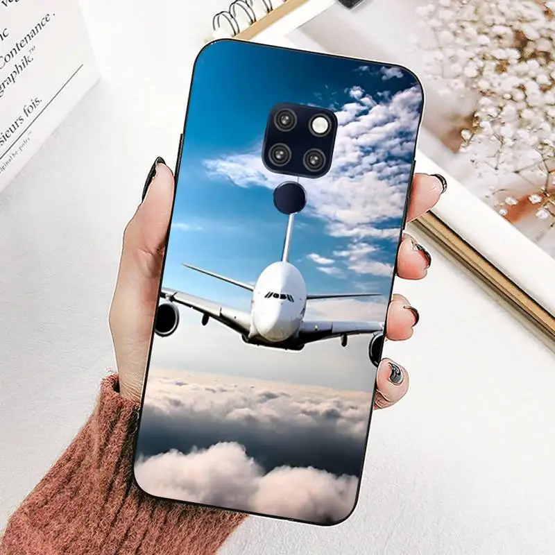 Aircraft Airplane Phone Case for Huawei Mate 20 10 9 40 30 lite pro X Nova 2 3i 7se