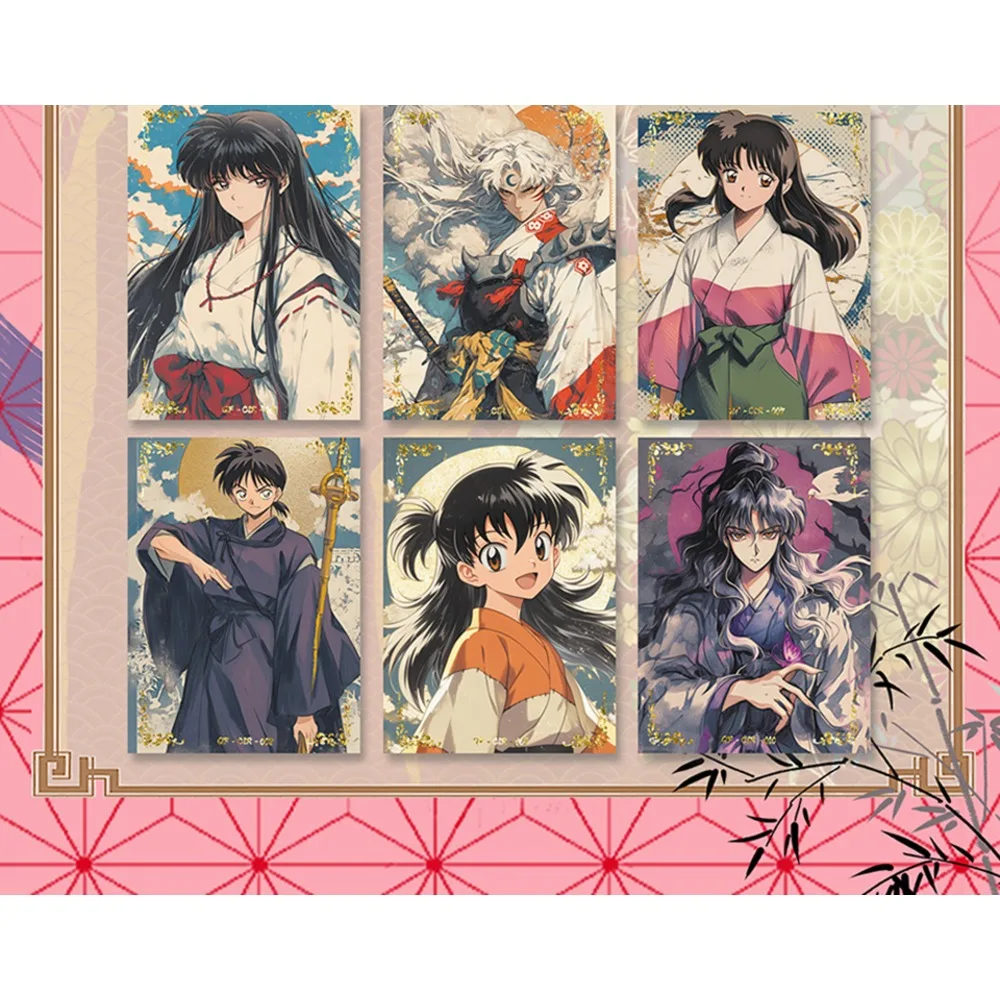 Carte Inmkasha originale pour enfants, Anime classique japonais, Higurashi Kagome Kikyō, Collection de jeux rares, Cadeaux pour enfants