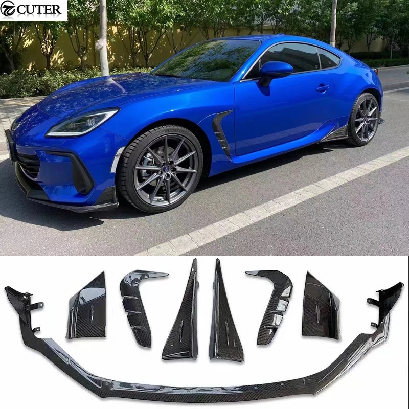 

Newest FT-86 BRZ Carbon Fiber Front bumper lip Rear splitter Side Skirts Fender vents for Toyota FT 86 Subaru Brz Car Styling