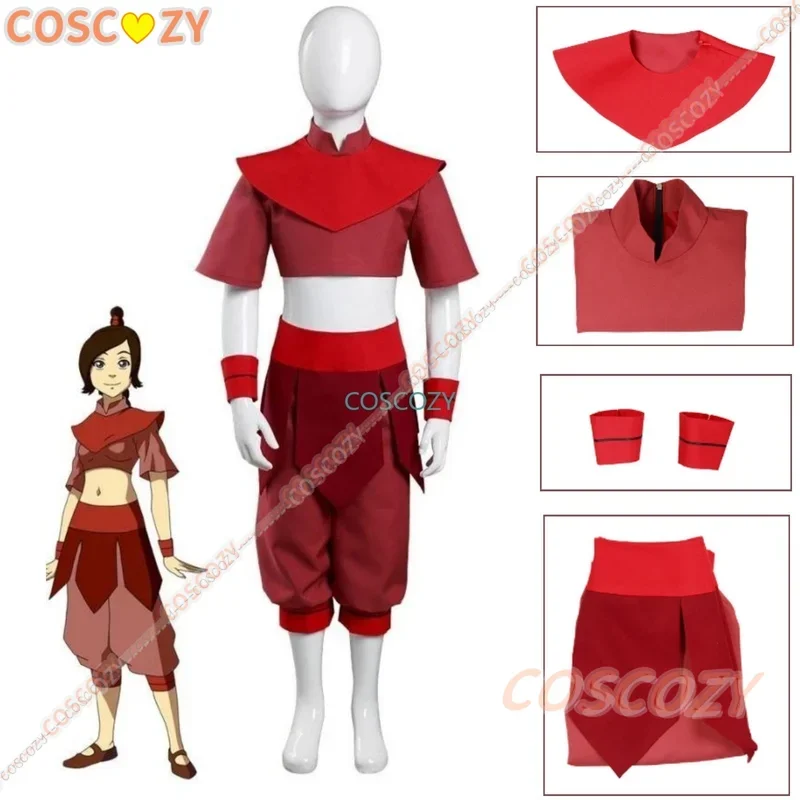 Ty Lee Cosplay Costume Anime Avatar The Last Airbender Cosplay Halloween Carnival Outfits