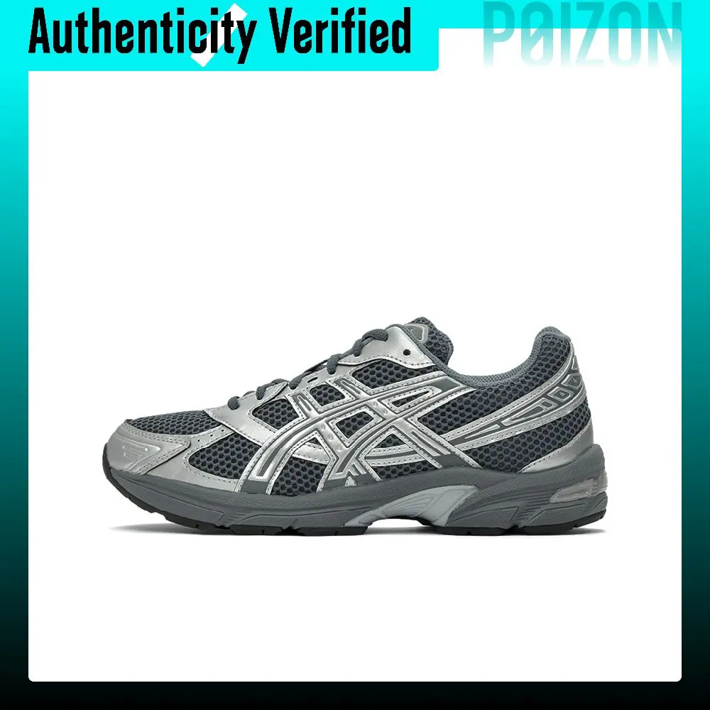 ASICS Gel 1130 Slip Resistant Low top Casual Trail Running Shoes Unisex Silver Gray 1201A934-020