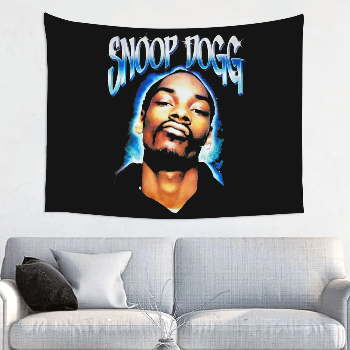 Snoop Dogg Tapestry Wall Hanging Hippie Fabric Tapestries Rap Vinatge 90s Fantasy Blanket Wall Decor Wall Cloth