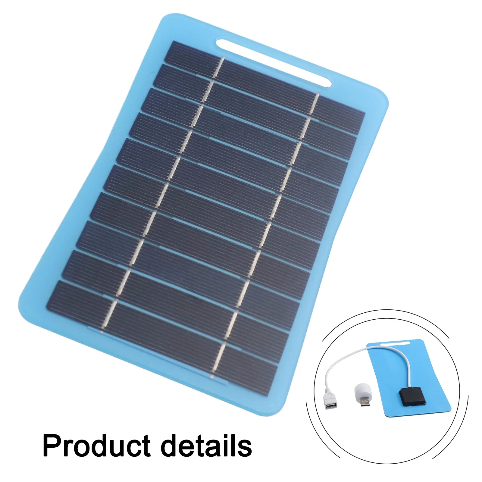 Outdoor Travel Portable Battery Charger USB Solar Charger High-efficiency Solar Charging Indoor And Outdoor Use