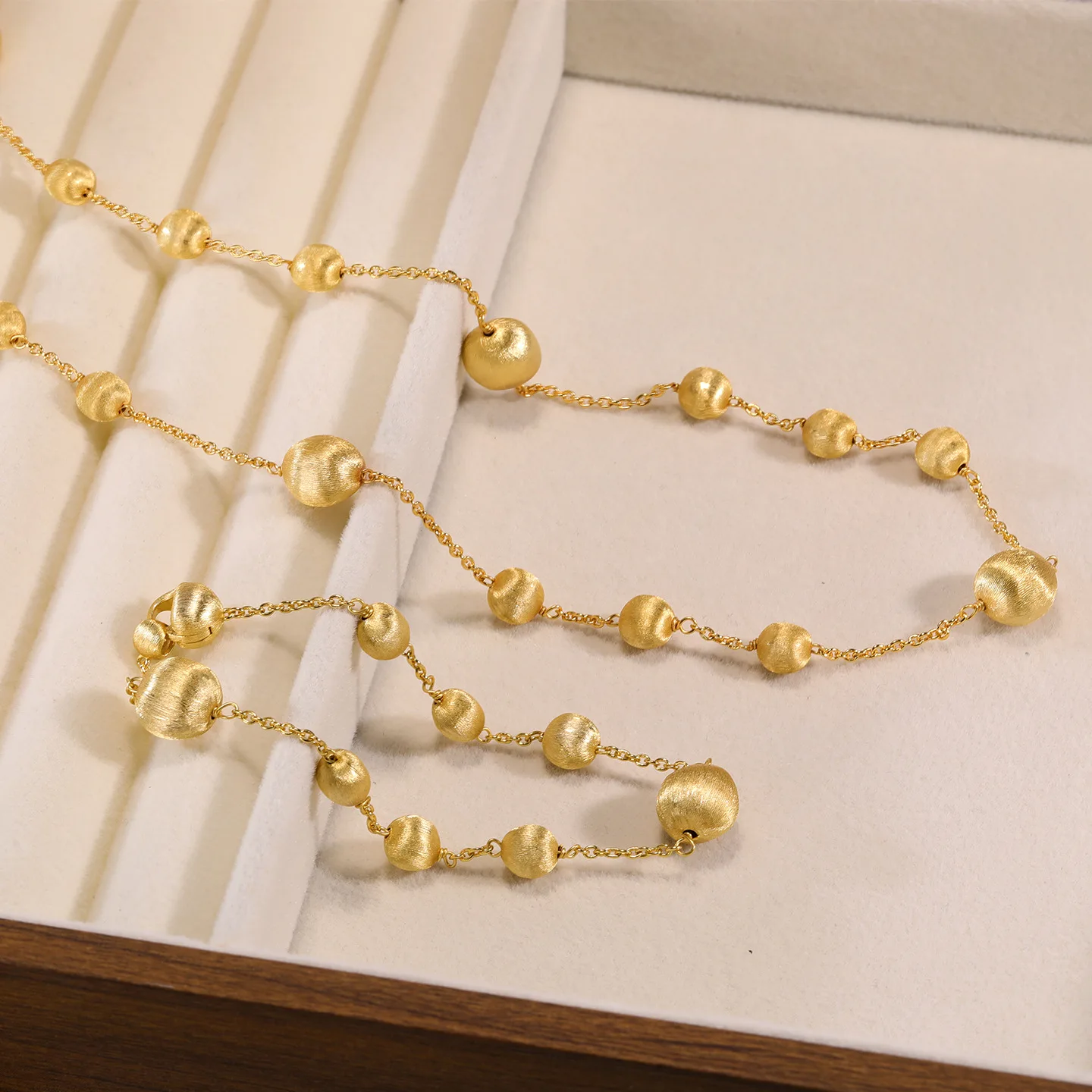 Marcbiceg Premium-style brushed necklace for women, vintage-inspired choker with high-end appeal, 925 sterling silver bracelet
