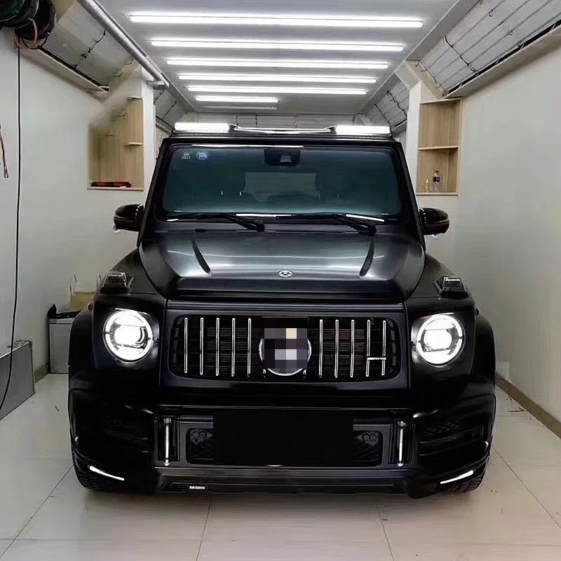 Suitable for Mercedes-Benz G-Class W464 G550 G350d Upgrade AMG mid-grid front bumper, new G500 modified new G63 big surround