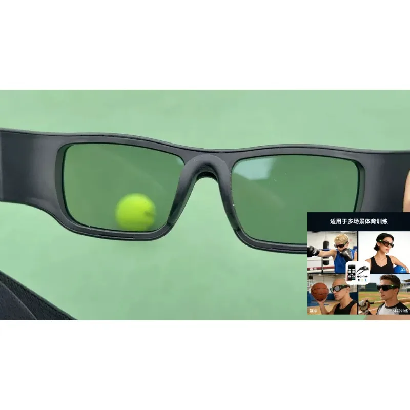 Stroboscopic vision training head up glasses head up dribble mirror basketball hockey football tennis baseball head down