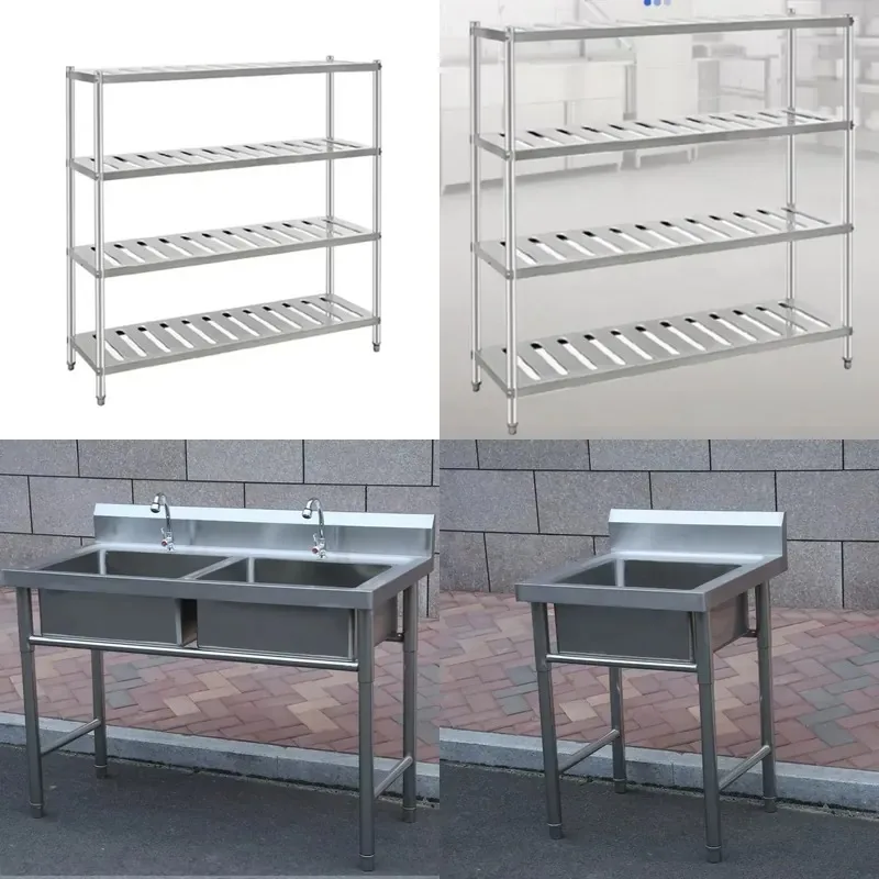 Custom Commercial Kitchen Storage Rack for Stainless Steel 201 304