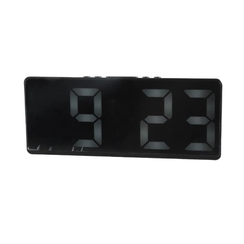 Reloj alarma electrónica LED digital LED Temperatura pantalla Fecha repetición 83CE