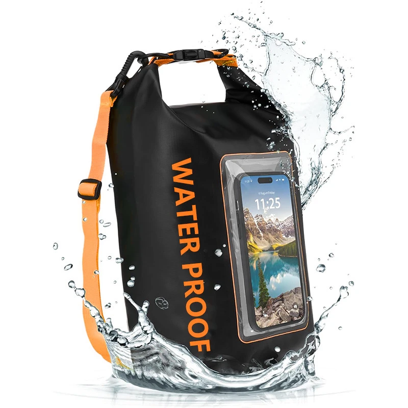

2L/5L PVC Waterproof Dry Bag Swimming Waterproof Mobile Phone Bag Rafting Surfing Boating Storage Bag Outdoor Sport Phone Pouch