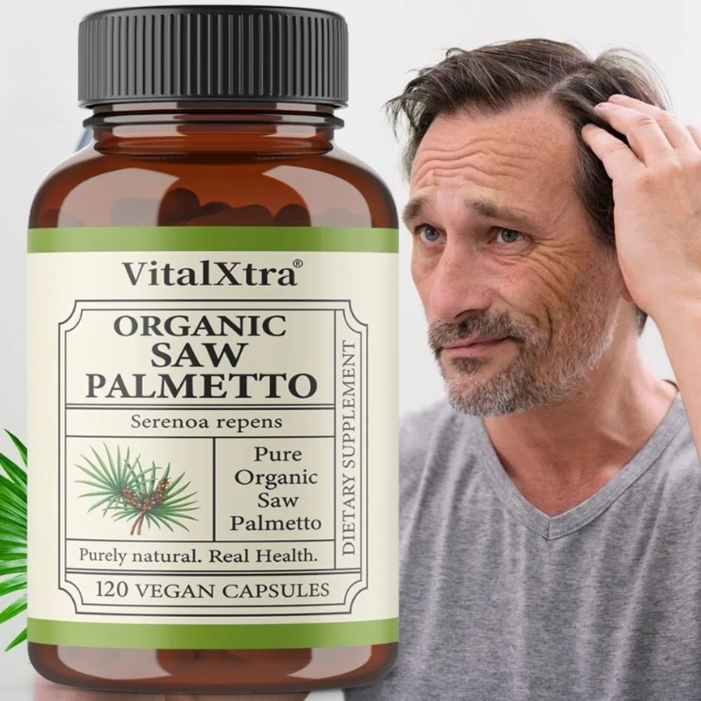Saw Palmetto - Urinary Health, DHT Blocker and Prostate Support Supplement, Prevents Hair Loss