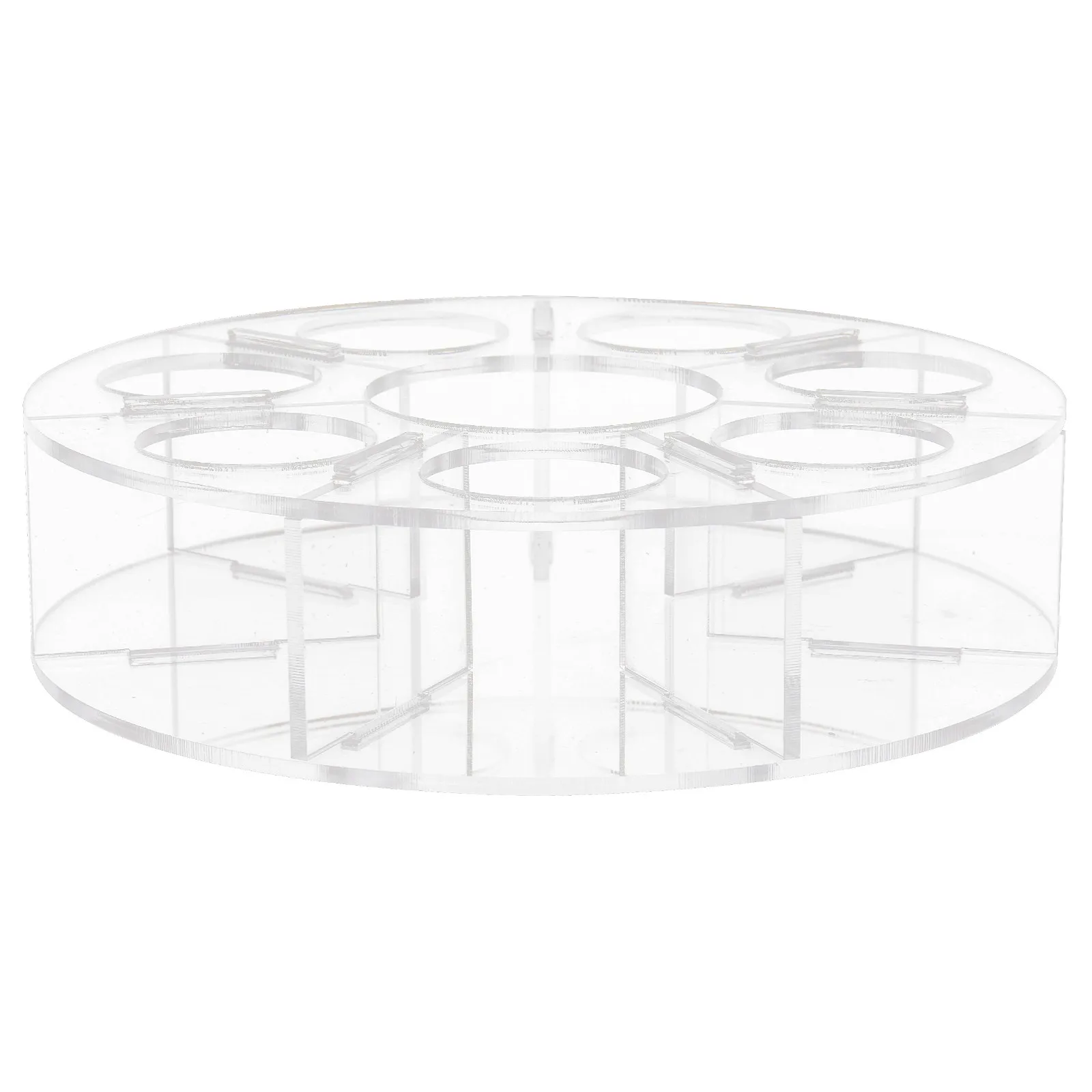 Round Clear Acrylic Ice Cream Cone Holder Stand Transparent Food Display Rack Perfect for Parties Weddings Birthdays Engagements