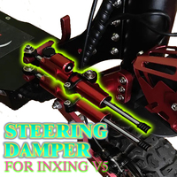 Directional Steering Damper with Bracket Scooter Spare Parts Increase High Speed Stability Safety For Inxing V5 Electric Scooter