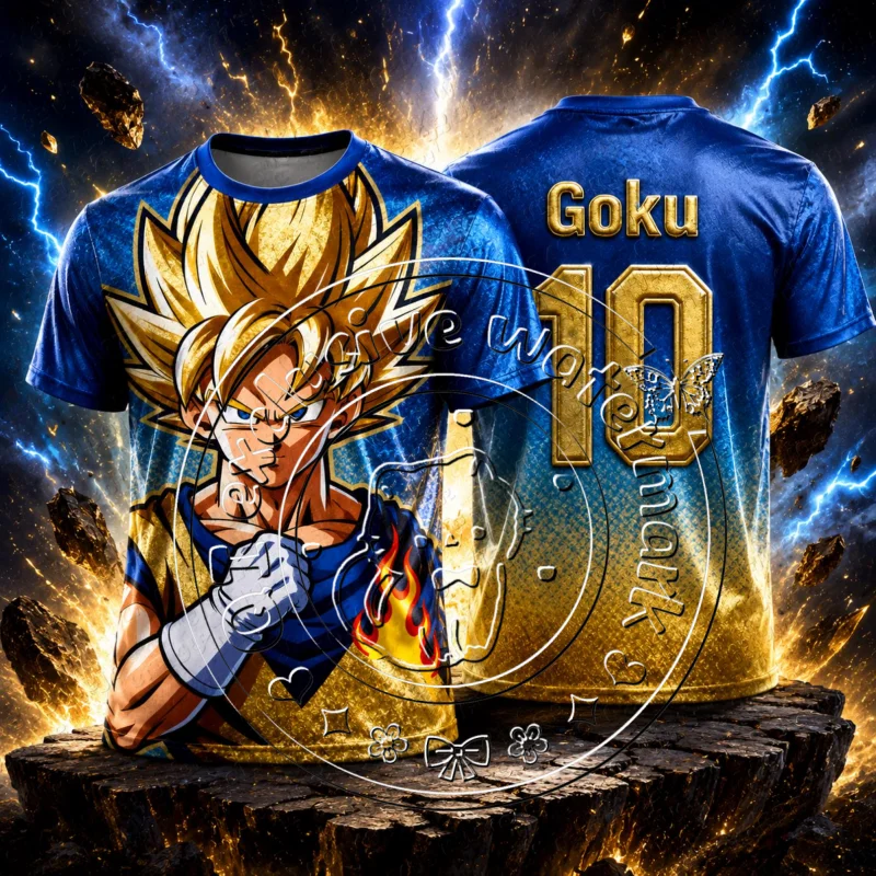 Hot Dragon Ball Retro 3D Print Quick Dry Breathable Sports Tee Unisex Goku No.10 Basketball Football Casual Short Sleeve Top Y2k