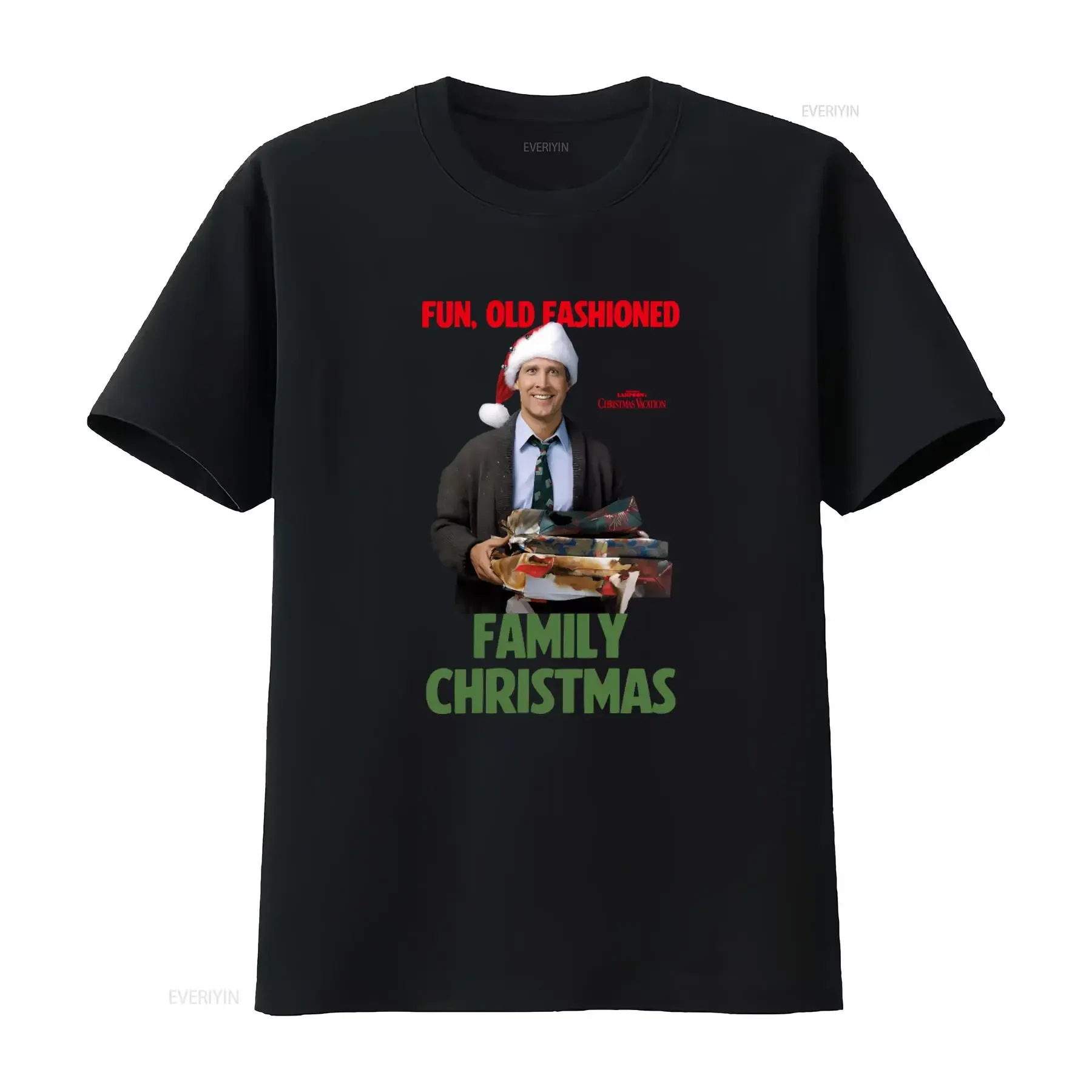 Clark Griswold Fun Old Fashioned Christmas Vacation Family T Shirt vintage Washed Slightly Comfortable Breathable Versatile