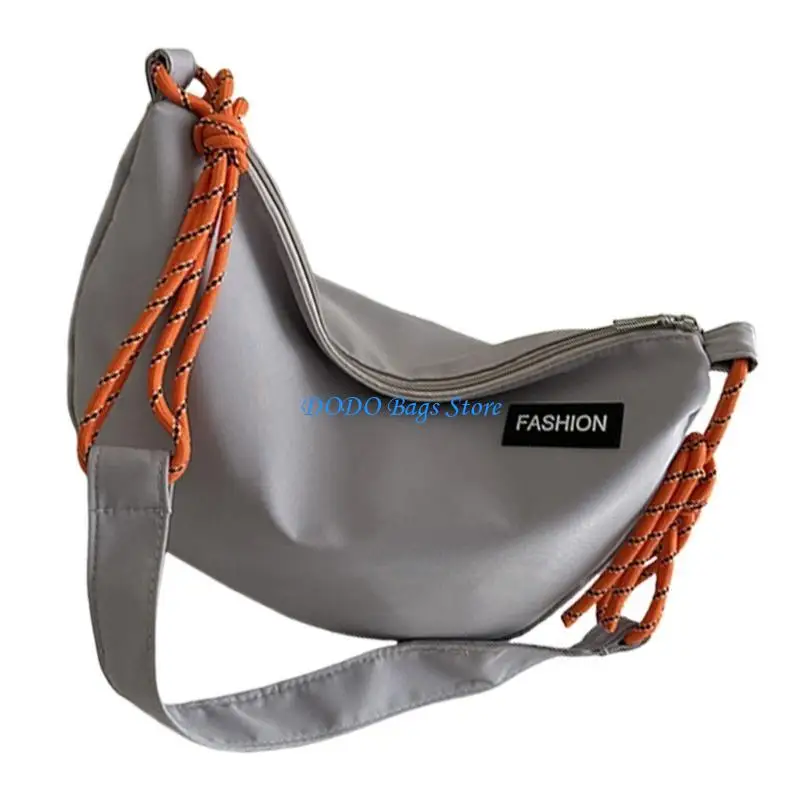 

Braided Rope Crossbody Bag Fashionable Dumpling Shoulder Purse for Women Men